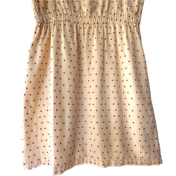 J CREW NWOT POLKA DOT PUFF SLEEVE COTTON DRESS LINED | SIZE: SMALL - Picture 4 of 8